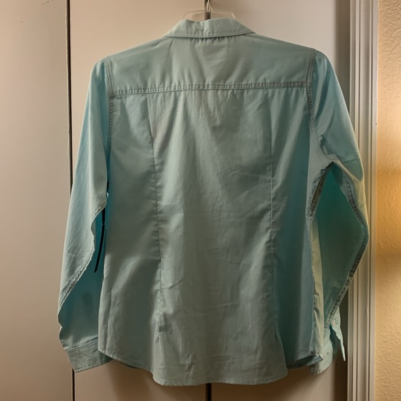 Women’s US Polo Button Down Light Blue Shirt - Picture 2 of 12